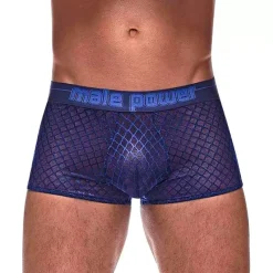 Caleçon Sexy Bleu Diamond Mesh - Male Power