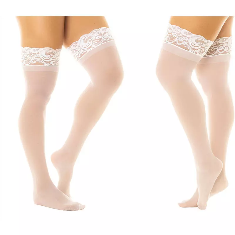 MAPALÉ Bas Autofixants 1108 Sheer (Blanc) - Mapalé 2 MAPALÉ Bas Autofixants 1108 Sheer (Blanc) - Mapalé - Image 2