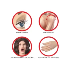 Poupée Gonflable BJ Betty -Sex Toys Femme boutique 2783