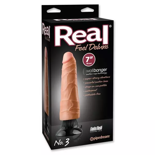 Vibromasseur Anal 18.5cm - Pipedream Real Feel Deluxe N°3 4 Vibromasseur Anal 18.5cm - Pipedream Real Feel Deluxe N°3 - Image 4