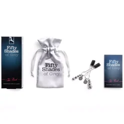Pinces à Tétons Ajustables 50 Shades Of Grey -Sex Toys Femme boutique 3138