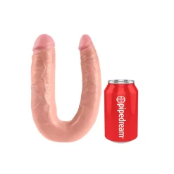 Godemichet Réaliste Courbé Medium - King Cock Double Trouble -Sex Toys Femme boutique 3519