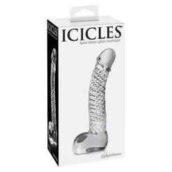 Icicles (Pipedream) Godemichet Réaliste En Verre – Icicles N°61 -Sex Toys Femme boutique 3626
