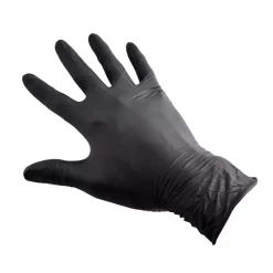 Gants En Latex Noirs 100pcs.