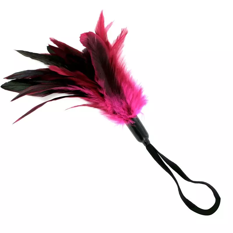 Plumes BDSM à Chatouiller Pleasure Feather Rose - Sportsheets 1 Plumes BDSM à Chatouiller Pleasure Feather Rose - Sportsheets