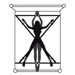 Kit D’attache En Croix Keep Still - Fifty Shades Of Grey -Sex Toys Femme boutique 4948