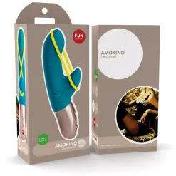 Vibro Rabbit Fun Factory Amorino Petrol -Sex Toys Femme boutique 4959