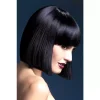 Perruque Lola Bob Carré Avec Frange Noir 30 Cm – Fever