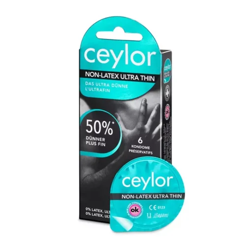 Préservatif Ceylor Non Latex Ultra Fin - 6 Préservatifs -Sex Toys Femme boutique 5233