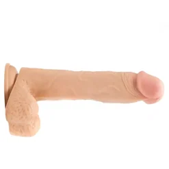 Vibromasseur Réaliste Avec Scrotum 23.5cm (chair) - RealRock 9 -Sex Toys Femme boutique 6184