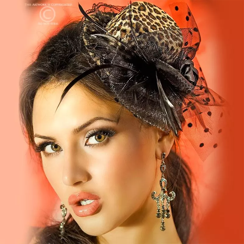 Mini Chapeau Burlesque CR-3262 – Chilirose 1 Mini Chapeau Burlesque CR-3262 – Chilirose