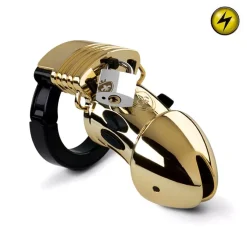 Cage De Chasteté Public Enemy No 1 Gold - Mystim