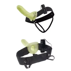 Gode-Ceinture Creux Vibrant Fluorescent Glow In The Dark - Pipedream -Sex Toys Femme boutique 8189