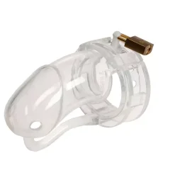 Cage De Chasteté Penis Cage Clear L - Malesation