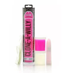 Clone-A-Willy Clone A Willy Glow-in-the-Dark Rose - Kit Moulage Pénis