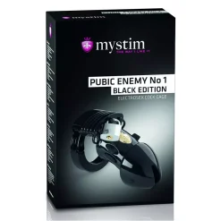 Cage De Chasteté Public Enemy No 1 Black Edition - Mystim -Sex Toys Femme boutique 9469